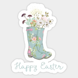 Happy Easter 2021 - Easter Day - Whimsical Art Sticker